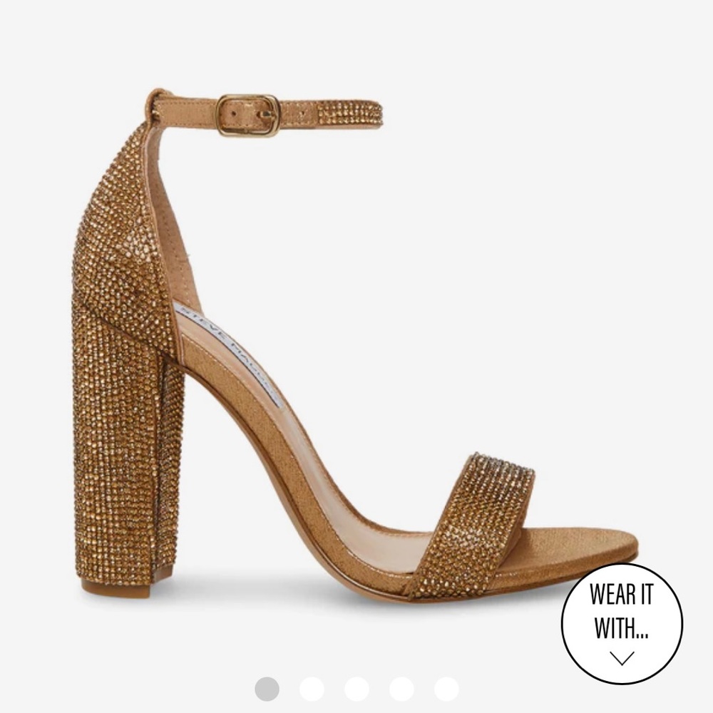 Carrson-R Bronze Steve Madden Heel